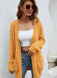 Long Knitted Cardigan Sweater Coat
