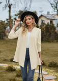 SOLID COLOR LONG SLEEVE LOOSE COAT