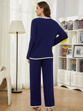 FASHION LONG SLEEVE CASUAL PAJAMAS SUIT