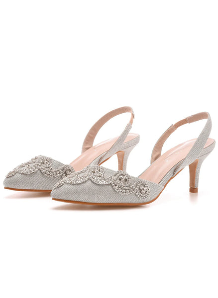 SHALLOW-MOUTHED POINTED STILETTO SANDALS