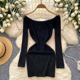 Handcrafted Floral Bodycon Black Dress