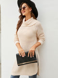 CASUAL LOOSE MEDIUM AND LONG TURTLE NECK SWEATER
