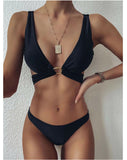 Women Sexy Ring Strap Bikini