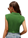 CLASSY SLEEVELESS KNITTED VEST TOP