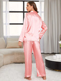FASHION LONG-SLEEVED HOME CLOTHES TWO-PIECE SUIT