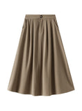 High Waist Slim Big Swing Skirt