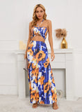 SEXY BOHEMIAN PRINTED TOP+SKIRT TWO-PIECE SET