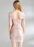 ELASTIC TUBE TOP OFF THE SHOULDER DRESS