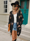 Cardigan Five-pointed Star Sweater Coat