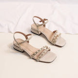 FLAT-BOTTOMED ROMAN PLATFORM SANDALS