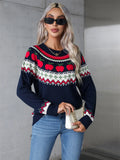 Christmas Printed Pullover Sweater