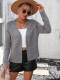 STYLISH THREE-DIMENSIONAL CARDIGAN SWEATER COAT