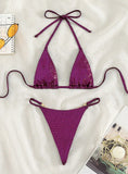 SEXY TRIANGLE SWIMSUIT SPLIT BIKINI