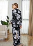 FASHION LONG-SLEEVED TROUSERS HOME CLOTHES SUIT