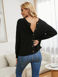 FASHION WEAR ON BOTH SIDES LOOSE SOLID COLOR SWEATER