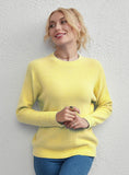 FASHION ROUND NECK LEISURE PULLOVER SWEATER