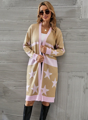 FASHION WOMEN LARGE SIZE LONG COAT SWEATER