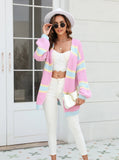 Mosaic Fashion Cardigan Sweater Coat