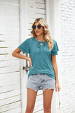 V-NECK LOOSE PULLOVER T-SHIRT