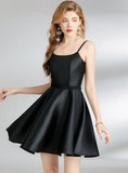 SLIM WAIST SUSPENDER DRESS