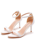 SHALLOW-MOUTHED HIGH-HEELED SANDALS