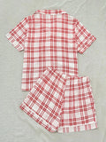 CLASSY SUMMER SHORT SLEEVE SHORTS SUIT