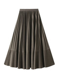 High Waist Slim Big Swing Skirt