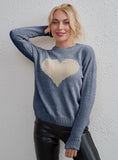FASHION WOMEN LOVE SIMPLE FASHION SWEATER