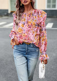 WOMEN PRINTED LONG-SLEEVED SHIRT