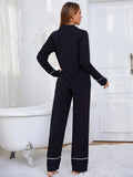 FASHION LONG SLEEVE PAJAMAS SUIT