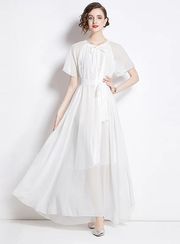 BIG SWING SHORT SLEEVE LON DRESS