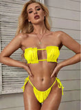 SEXY SOLID COLOR SEXY SWIMSUIT BIKINI