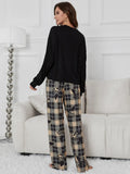 FASHION PLANT PRINTED LONG-SLEEVED CLOTHING SUIT