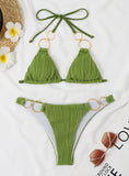 Solid Two Piece Bikini