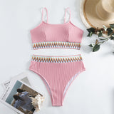 Split Shoulder Strap Bikini