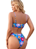 SLING SEXY BACKLESS PRINT BIKINI