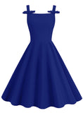 Sleeveless bow suspender dress