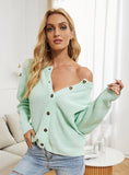 FASHION WEAR ON BOTH SIDES LOOSE SOLID COLOR SWEATER