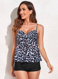 LARGE SIZE PRINTED TWO PIECE BIKINI