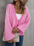 Button Short Cardigan Sweater Coat