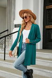 BUTTON LONG SLEEVE LOOSE COAT