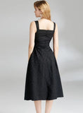 WOMEN SLEEVELESS STRAPS SLIM DRESS