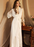 FASHION SEXY SATIN PAJAMAS NIGHTGOWN SUIT