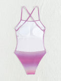 SEXY ONE-PIECE OPEN BACK BIKINI