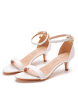 5 CM GOLD STILETTO HEELS SANDALS