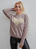 FASHION WOMEN LOVE SIMPLE FASHION SWEATER