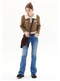 Long Sleeve Lapel Sweater