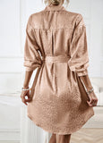 WOMEN LONG SLEEVE SHIRT DRES