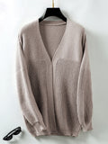 Casual Loose Knit Sweater Cardigan Coat