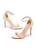 PEARL STILETTO BRIDAL SANDALS